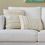 18X18 Boho Farmhouse Sofa Couch Decor Xmas White Handmade Tufted Throw Pillow Cover