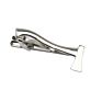 1 Piece Chrome Stainless Tie Clips Scissors Ax Car Owl Sword Hammer Shape Metal Tie Clip for Men Necktie Clips Pin for Mens Gift