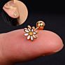 1Pcs 20G Stainless Steel Small Barbell Tiny Stud Earring Women Helix Cartilage Lobe Screw Piercing Cool Waterproof Girl Studs