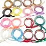 20 Colors 5Pcs Lightweight Multicolor Powder Lining Silicone Jelly Bangle Colorful Glitter Jelly Bracelets Bangles Set