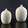 21Cm Simple Lines Design Body Shape Ceramic Flower Ornament Vases