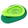 2Pcs Silicone Crisper Reusable Vegetable Savers Fresh-Keeping Food Hugger Avocado Hugger