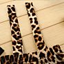 2Pcs Toddler Kids Long Sleeve Black T-Shirt Tops Leopard Suspender Skirt Outfits Baby Girl Casual Girls Clothes Set