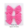2Pcs/Pair 24 Colors Vintage Linen Fabric Bow Hair Clip Korean Headwear Ponytail Clip Simple Fabric Girl Hair Bows