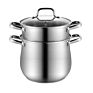 304 Cooking Pot Casserole Ses with Glass Lid Couscoussier 18 10 Stainless Steel Couscous Steamer Pot