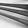 30Pcs Black Matte Cutlery Set Flatware Stainless Steel Black Silverware Set