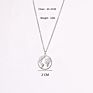 316L Stainless Steel Travel the World Necklace 20Mm World Map Pendant Necklace