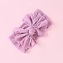 35 Colors Nylon Hair Accessories American Handmade Baby Kids Headwrap Elastic Bow Headband