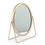360 Degree Rotatable Metal Table Makeup Mirror Frame Desktop Vanity Mirror Make up Mirror 4 Inch Silver Rose Gold Round