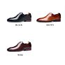 37-48 Big Size Men's Derby Brown Oxford Shoe Square Toe Business Lace up Wedding Dress Shoe 317