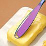 3 In1 Multifunction Dinner Cheese Dessert Jam Bread Butter Knife Multi-Colored Cheese Slicer Grater Spreader