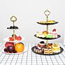 3 Tier Wedding Dessert Fruit Snack Cupcake Cake Stand for Tea Party Serving Platter