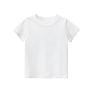 3 to 8 Years Old Children's Basic Short Sleeve O Neck Tee Shirt Solid Blank Kids T-Shirt for Boys