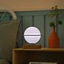3D Printed Bedroom Decoration Colorful Touch Control Warm Night Light Magnetic Levitation Floating Saturn Table Lamp