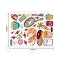 3Pcs Wall Sticker 3D Stereo Pvc Environmental Sticker, Air Balloon &Kkitchen Wall Stickers