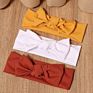 3Pcs/Set Baby Solid Color Cross Knot Headband Knitted Hairbands Set Hair Accessories