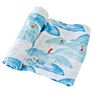 47 X 47 Inch Girls Bamboo Muslin Swaddle Blankets
