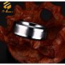 4Mm 6Mm Tungsten Carbide Ring for Men Women Comfort Fit Beveled Edge Brushed Silver Wedding Band Size 4-14