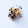 5.5Cm French Design Square Large Tortoise Shell Acetate Hair Claw Clip Jaw Clips Accessories for Thick Hair