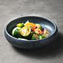 5" 6" Nordic Style Food Porcelain Salad Bowls Dishes Japanese Korean Ceramic Pet Bowl Double round Bowl