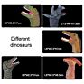 5 Pieces Set Plastic Soft Rubber Realistic Full Body Cute Animal Pretend Play Toy Dinosaur Hand Finger Puppet