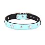 6 Colors Star Studded Dog Collar Leather Puppy Neck Strap Cat Collar Adjustable Pet Collars for Small Dogs S/M/L