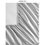 6 Piece Deep Pocket Luxury Rich Silk Silky Super Soft Solid Color Satin Bedding Sheet Pillowcase Sets