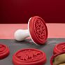 6 Stamps of Set Premium Cookies Embossing Mold Cute Silicone Christmas Cookie Stamps Set