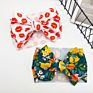 7" Kids Big Bow Soft Elastic Waffle Headband - Solid Color Top Knot Headwear for Baby Girl Accessories