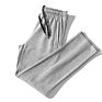 87% Cotton 13% Polyester Long Sport Trousers Men Straight Sweat Pants with Zipper Pockets