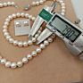 925 Silver Earring Good Luster Pearl Set Freshwater Pearl Jewelry Set for Wedding , 8 Mm near round Pearl