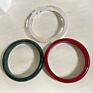 9 Colors 11Mm round Wide Chunky Bangles Colorful Acrylic Clear Resin Bangle Women Vintage Minimalist Jewelry