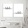 Abstract Modern Art Paintings Design Yoga Text Words Decorative Painting Living Room Sofa Background Wall Art