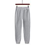 Active Wear Jogging Drawstring Waist Zip Pocket Soft Nylon Fabric Casual Jogger Trousers Pants Men