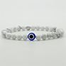 Adjustble Evil Eye Bracelet Volcanic Rock Beaded Bracelet Vintage Gift for Women Man