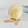 Adult Female Girl Sun Hat Uv Proof Wide Brim Beach Straw Hat