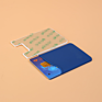 All Mobile Phones Compatible Adhesive Pocket Silicone Card Holder for Phone