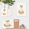 All Occasion Glitter Finishing Print Hello Fruit Paper Greeting Cards