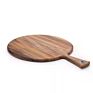 and Price 14Inch round Acacia Wood Handle Pizza Board