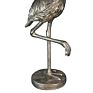 Animal Shape Resin Flamingo Antique Silver/Gold Table Lamp Duck Velvet Shade Desk Light Bed Room Soft Lamps