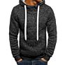 Anti-Wrinkle Black Basic Autumn Pullover Hoodies Sweatshirts