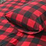 Aoyatex King Size Polar Fleece Duvet Cover Set with Geometric Design