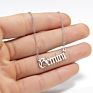 Artilady Vintage Stainless Steel Horoscope Zodiac Sign Letter Pendant Chain Necklace for Women Jewelry Gift
