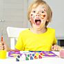 Aureuo Pre-Printed Canvas Science Nature Themed Boy Painting Set Diy Painting Kits for Kids