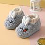 Autumn and Children Cotton Shoes Rabbit Ears Children Non-Slip Wear-Resistant Warm Baby Shoes Toddler Sho