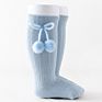 Autumn Children's Knee High Socks Baby Girls Cute Ball Decoration Tube Socks Little Girls Pom Deco Double Needle