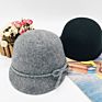 Autumn Parent Child Lady Kid Toddler Girl Boy Equestrian Hat Horseman Rider Baseball Cap Wool Felt Hat