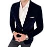 Autumn Wedding Dress Coat Mens Blazer Jacket Casual Suit Business Velvet Slim Fit Jackets Mens Blazers Homme Casual Man Suits