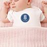 Baby 12 Monthly Photo Props Pregnant Woman Commemorative Sticker Baby Milestone Stickers for Girl or Boy Infant Onesie