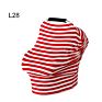 Baby Car Seat Cover Flag of the United States Pattern Car Seat Canopy